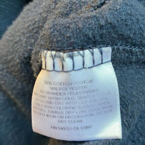 Vintage Women's Navy Toggle Sweatshirt - Picture 3 of 4